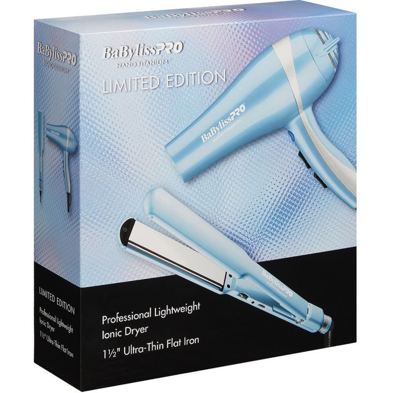 Babyliss Pro nano sale titanium dryer and flat iron